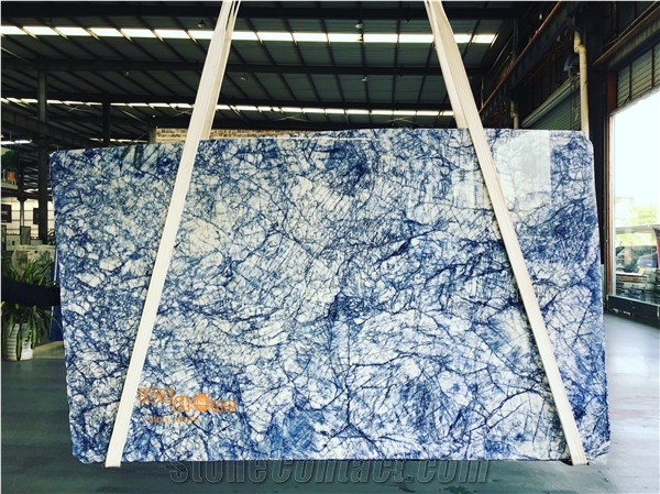 Azul Lands/Blue Marble/China/Slabs/Bookmatch