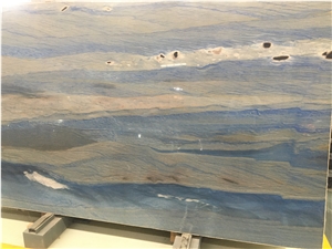 Azul Maccauba Quartzite Walling Slab