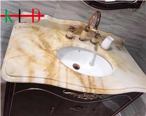 Bathroom Vanity Tops,New Amber Onyx Countertops