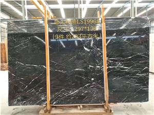 Black Marble Wall Covering Slabs