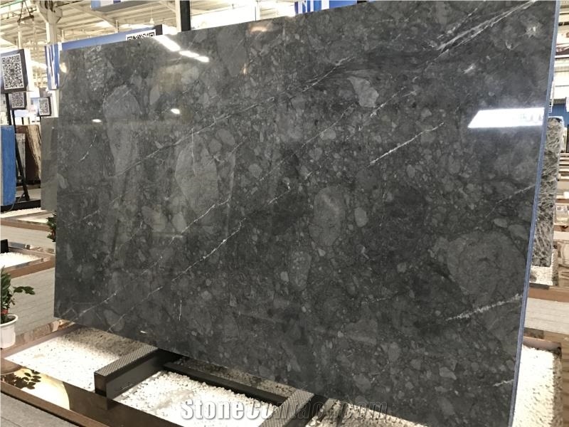 Blue Sky Grey Marble Slabs Polished for Project