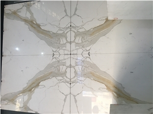 Book Match Calacatta Oro Marble Tiles