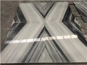 Bookmatch Chinese White Marble Slab