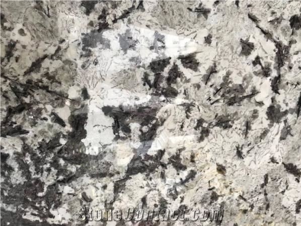 Brazil Snow Fall Granite Polished Big Slabs