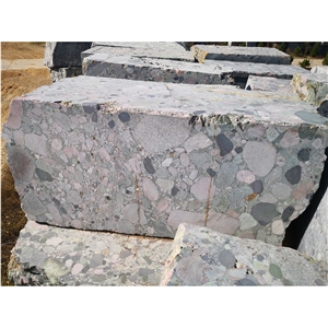 Brown Mariance Granite Block