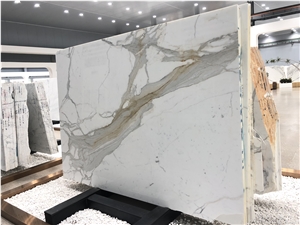 Calacatta Deluxe Gold Marble Slab