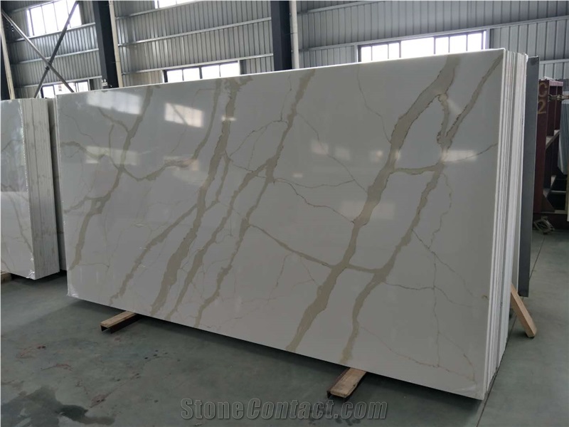 Calacatte Gold Quartz for Background Wall