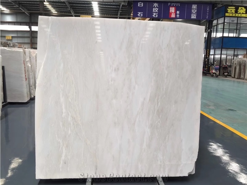 Cheap Price Polished Rhinoceros White Marble Slabs
