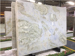 China Blue River Marble/Changbai White Jade Marble