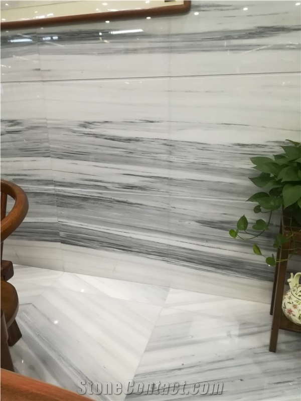China Blue Sky White Clouds Marble Tiles