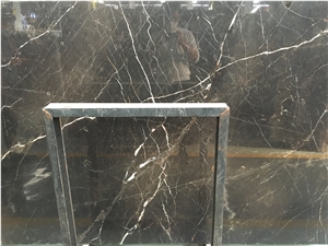 China Brown Gold Marble Slabs