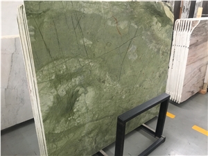China Dandong Green Marble Slab