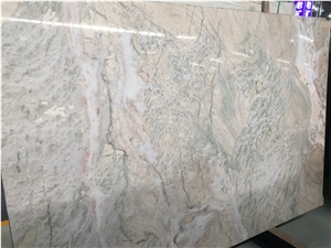 China Forest Wood Marble Slab