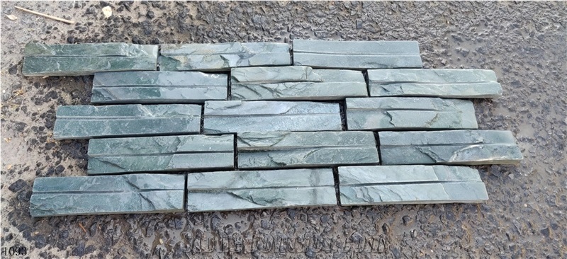 China Green Slate Walling Cladding Tiles