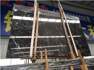 China Ink Black Marble Slab