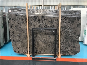 China Ink Grey Marble Walling Slab