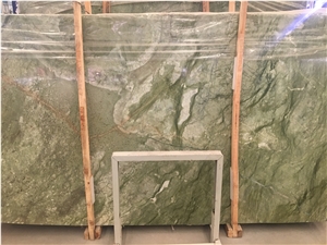 China Mandarin Green Marble Slab