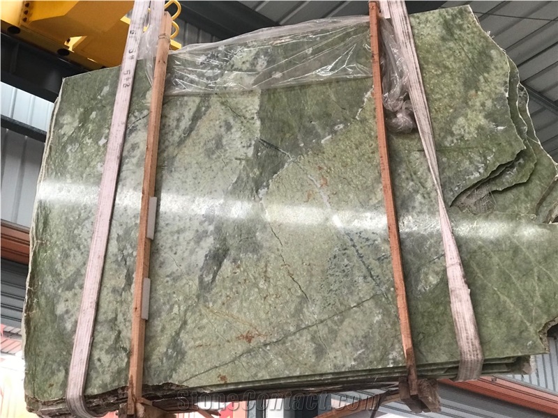 China Ming Green Marble Slab