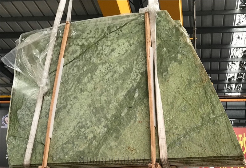China Ming Green Marble Slab