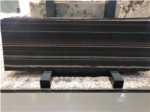 China Oscar Wooden Marble Flooring Slab