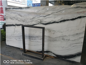 China Panda White Marble Flooring Tile and Slab