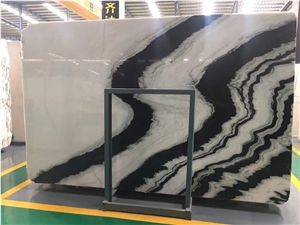 China Panda White Marble Slabs