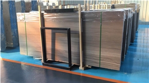 China Polished Athens Wood Grain Marble Slab