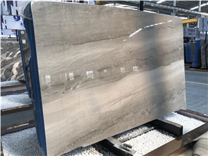 China Romania Grey Marble Slabs for Hotel Project