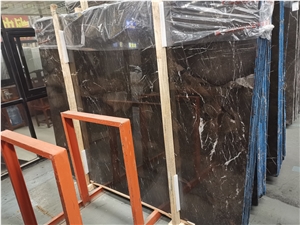 China Royal Brown Marble Slab for Flooring
