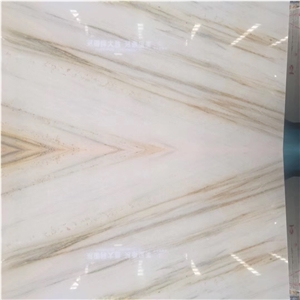 China Sands Milan White Marble Walling Slabs