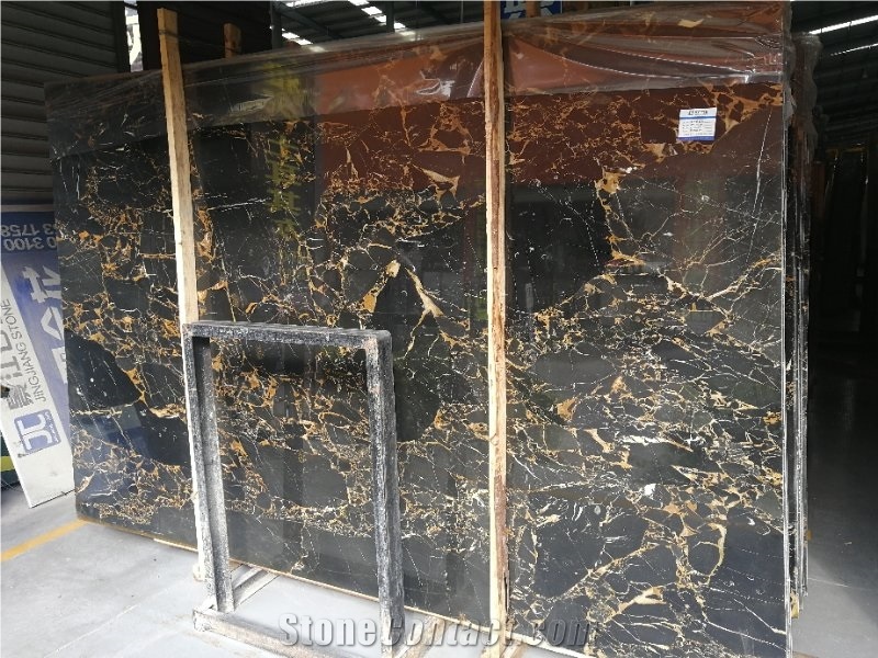 China Vendome Noir Marble Slab