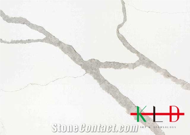China White Calacatta Artificial Stone