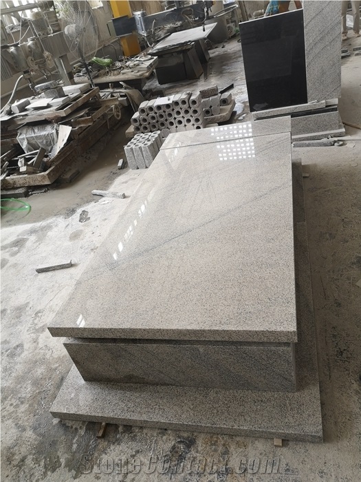 China White Granite Monument Tombstone Design