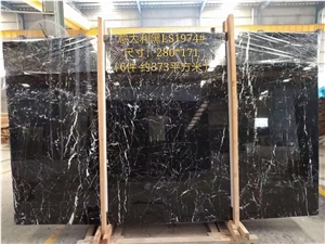 Chinese Black Marble Slabs for Wall Paving