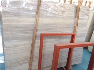 Chinese Eurasian Wood Marble Slabs for Wall