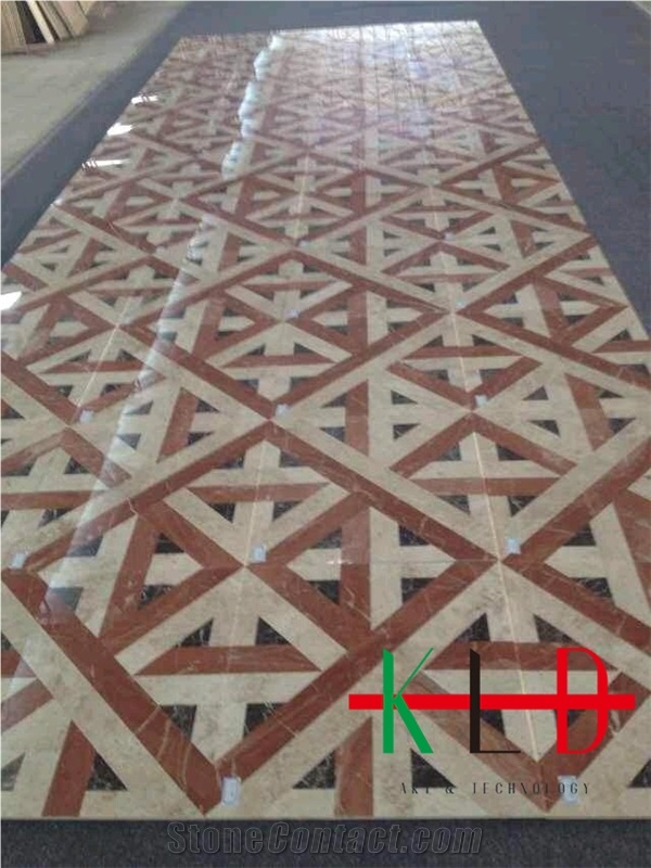Corridor Floor Water Jet Cut Tiles,Mosaics