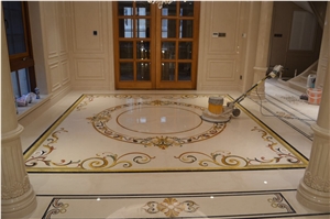 Cream Botticino Marble Tiles for Lobby