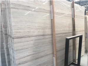 Crystal Wooden Grain Vein Marble Bathroom Tiles