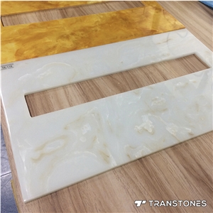 Customized Polished Translucent Onyx Table Top