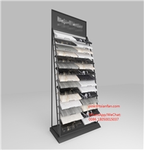 Elegant Quartz Stone Display Rack