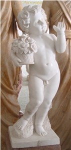 Figure Sculpture, White Marble Sculpture