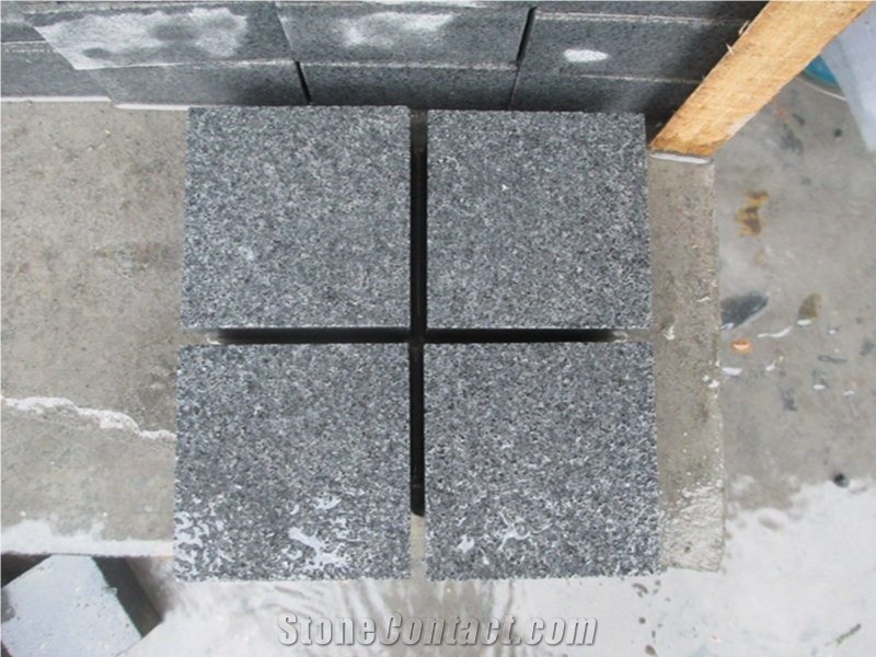 Flamed G654 Granite Pavements Cobble Pavers