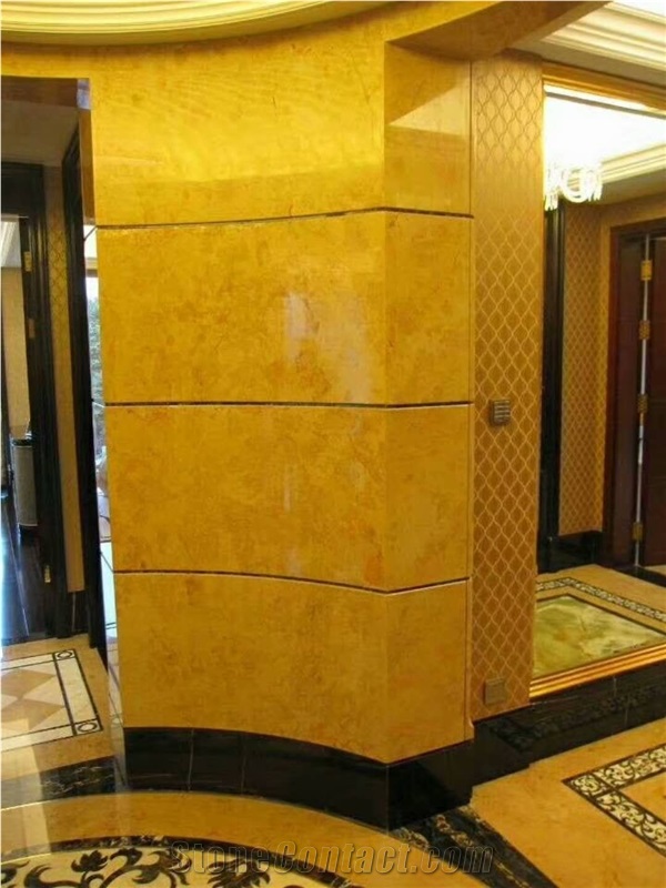 France Jaune Imperial Marble Tile and Slab