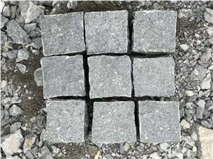 G684 Natural,Absolute Black Cubestone,Black Basalt