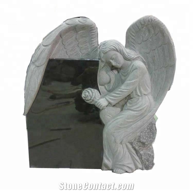 Granite Baby Angel Wings Tombstone and Monument from China ...