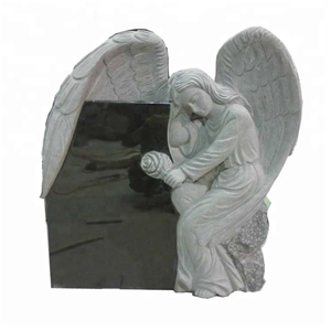 Granite Baby Angel Wings Tombstone and Monument