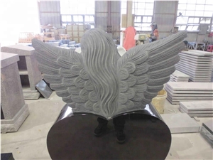 Granite Headstone with Different Angle Shapes