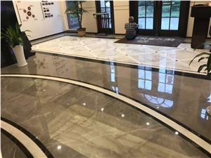 Greece Silver Grey Marble Tile and Slab