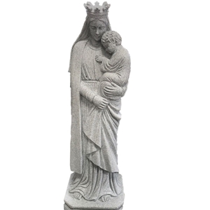 Hand Carve Granite Mother Mary Statue