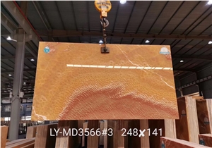 Hot Sale Polished Red Dragon Onyx Stone Slabs